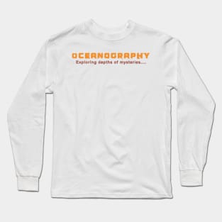 Oceanography Long Sleeve T-Shirt